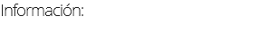 Información: